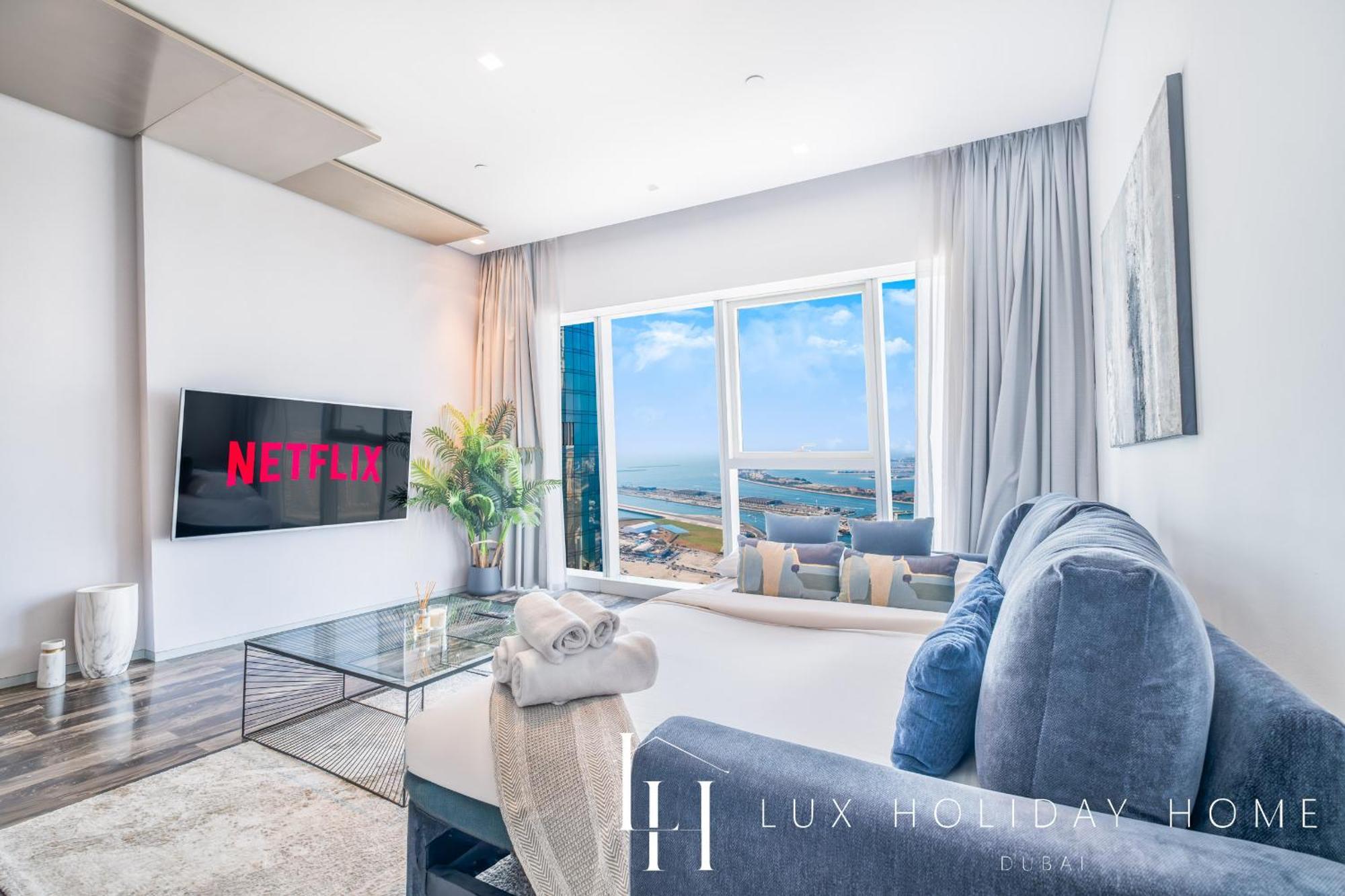 Lux - Lavish Suite With Full Palm Jumeirah View 1 Dubai Esterno foto