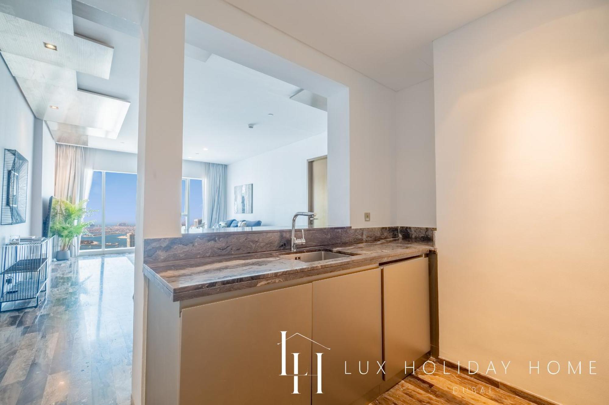Lux - Lavish Suite With Full Palm Jumeirah View 1 Dubai Esterno foto