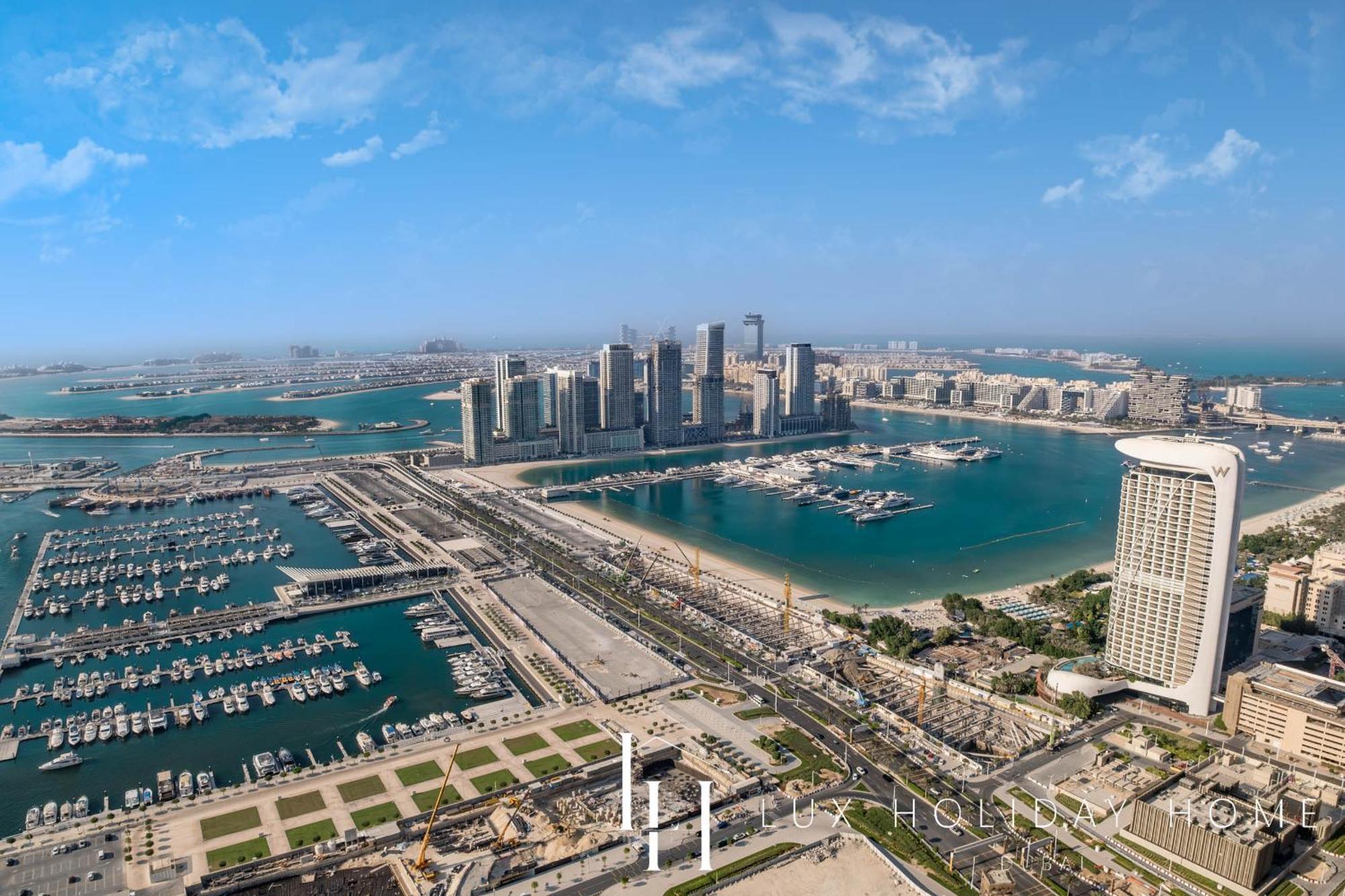 Lux - Lavish Suite With Full Palm Jumeirah View 1 Dubai Esterno foto